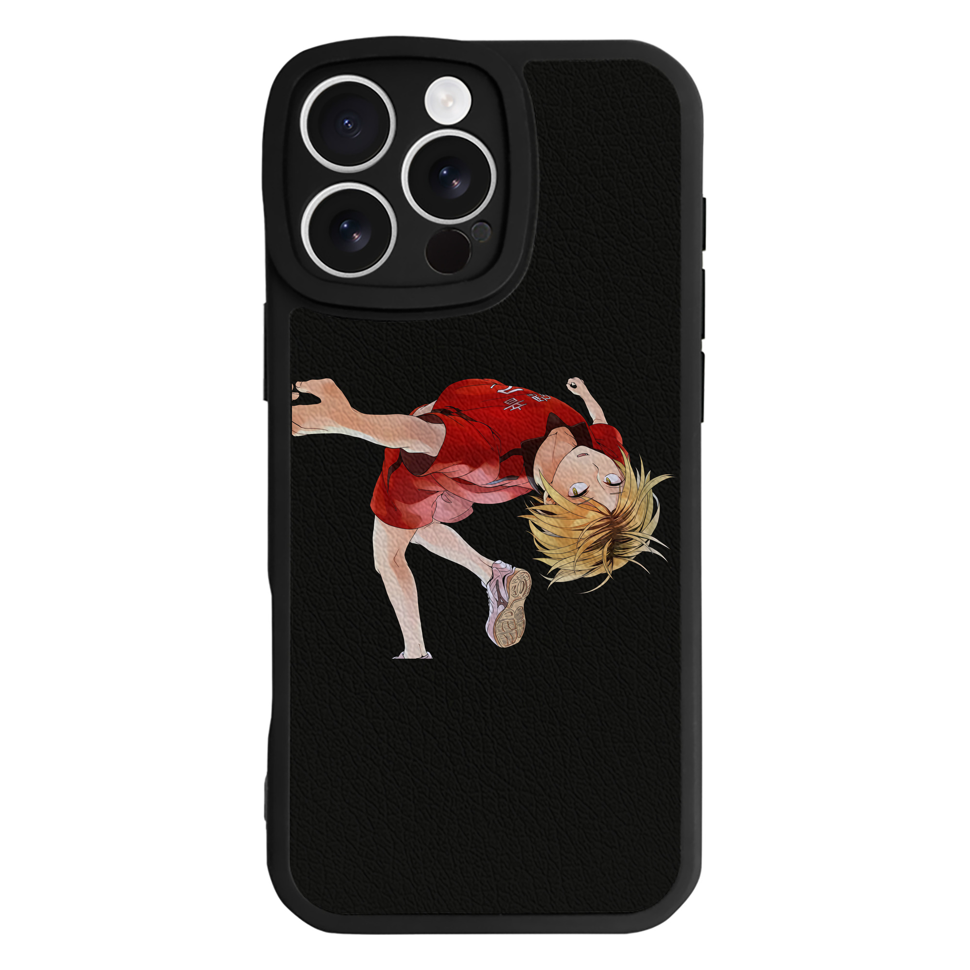 （画像用） ハイキュー!! Haikyu!! 【iPhone 16シリーズ対応】シリコンスマホケース（レザー調） 材質：シリコン
